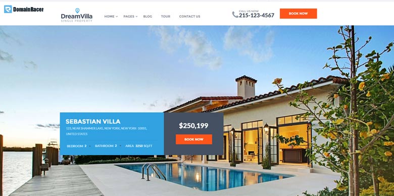 wordpress themes real estate agents dreamVilla