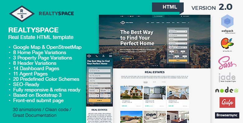 best wordpress property management realityspace 