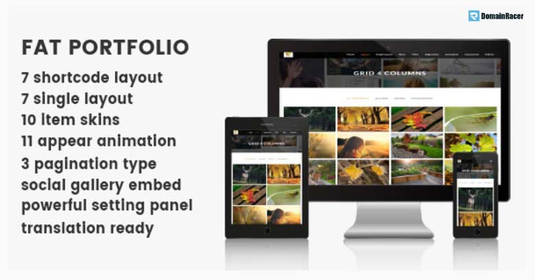 website portfolio plugin wordpress fat