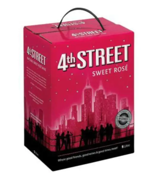 4th street rose' cask cover