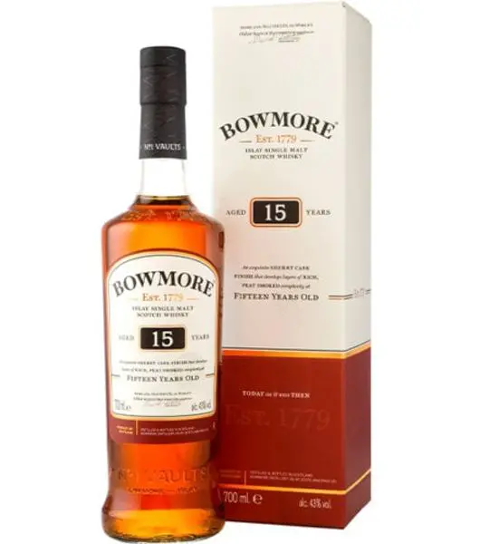 Bowmore 15 years cover