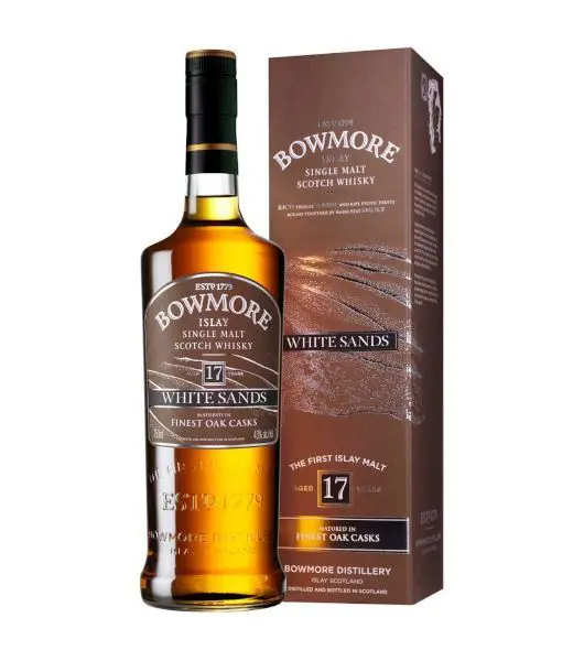 Bowmore 17 years white sands cover