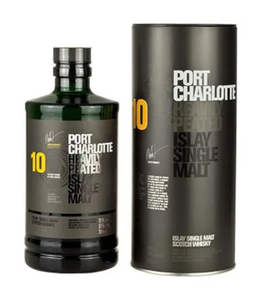 Bruichladdich Port Charlotte 10 Year Single Malt Scotch - Bottles and Cases