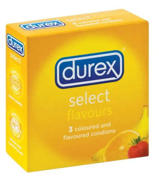 Durex select flavours condoms cover