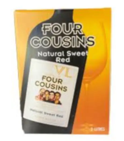 four cousins natural sweet red cask cover