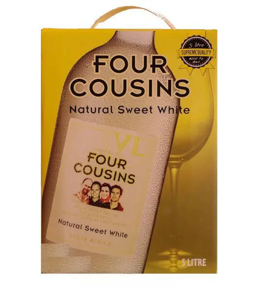 Four Cousins sweet white cask 5 Liters cover