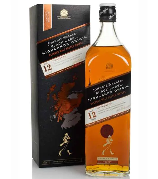 Johnnie Walker Black Label 12 Years Highlands Origin cover