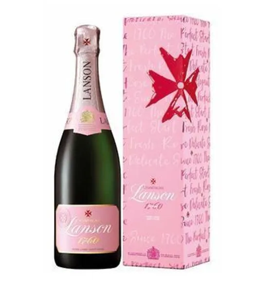 Lanson Brut Rose Label Champagne