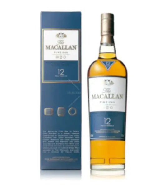 macallan 12 years fine oak cover