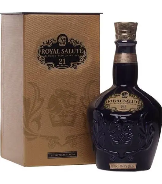 Royal salute 21 yrs old Sapphire Flagon