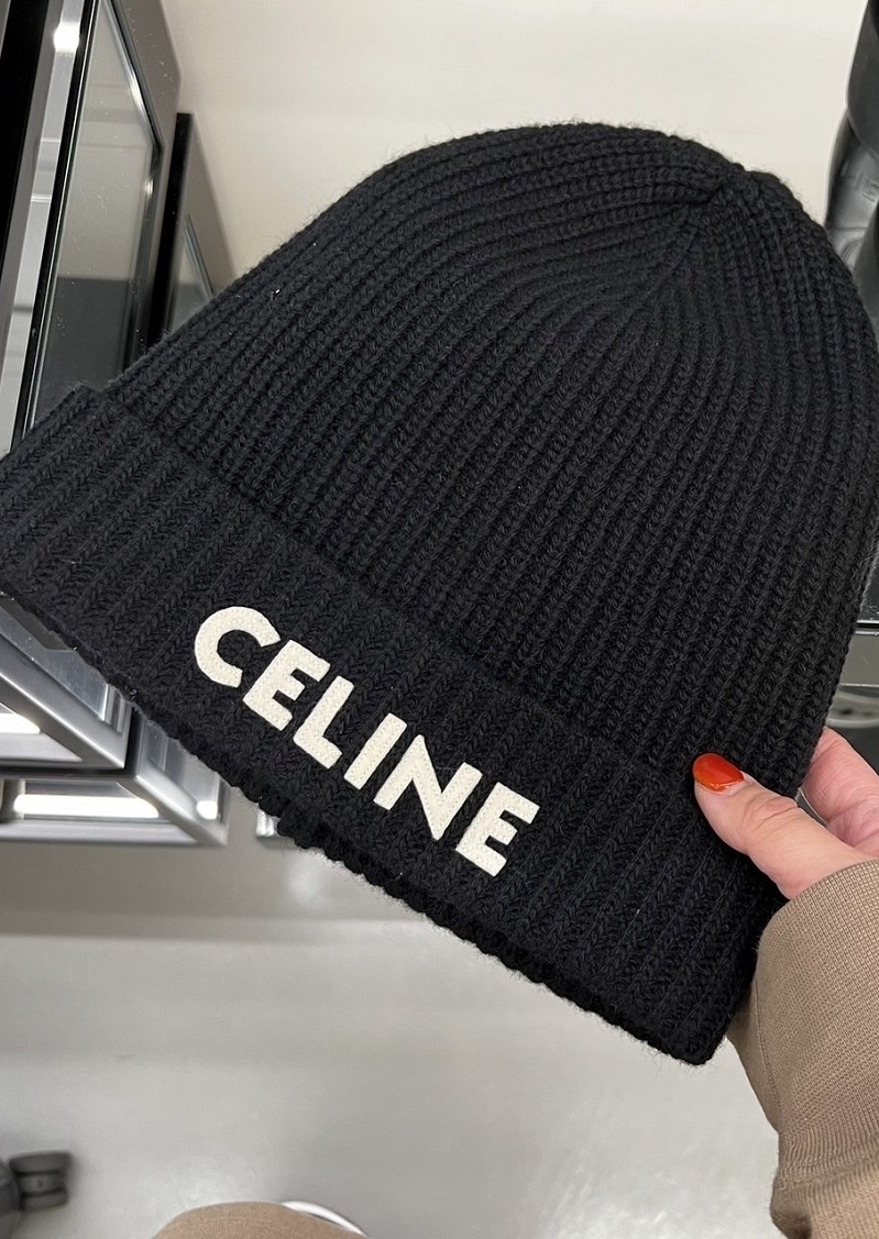 CELINE CELINE字體毛帽