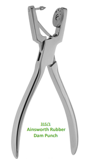 Otto Leibinger Ainsworth Rubberdam Punch 315-1 | DentaCarts | Dental Cart