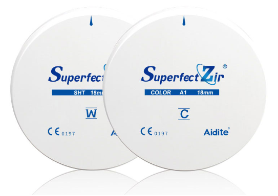 Aidite SuperPerfect Zirconia White Block | DentaCarts | Dental Cart