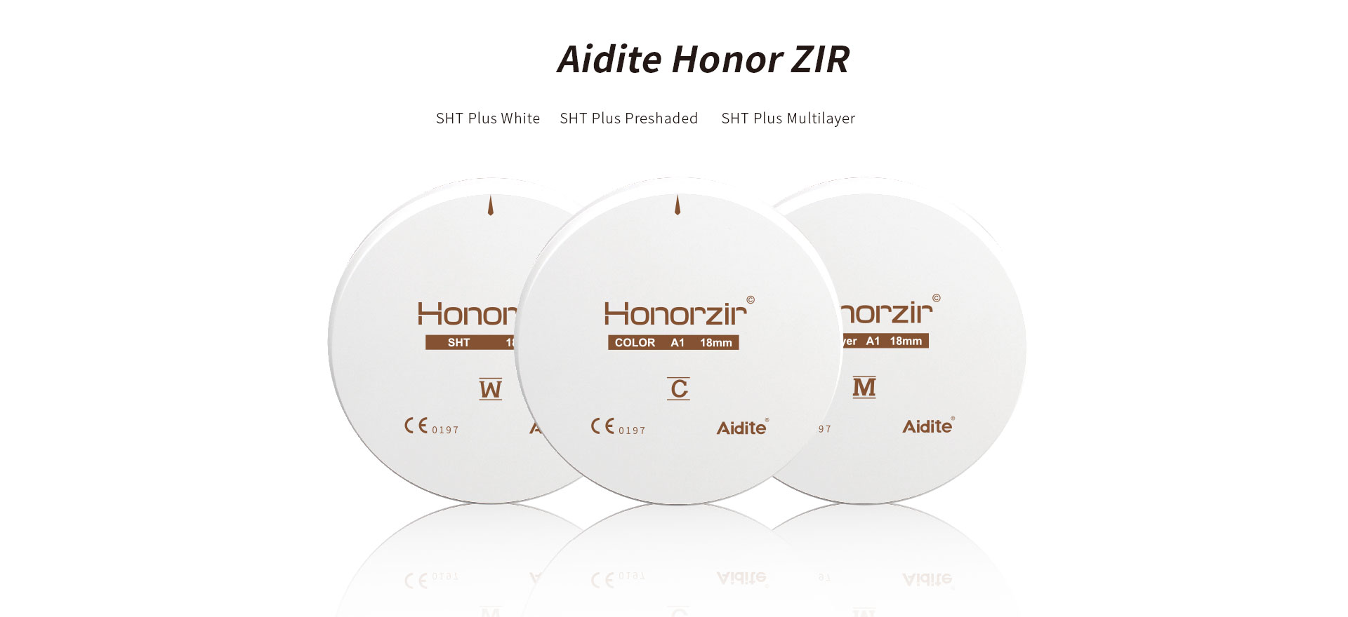 Aidite Honorzir Multilayer Zirconia Block | DentaCarts | Dental Cart