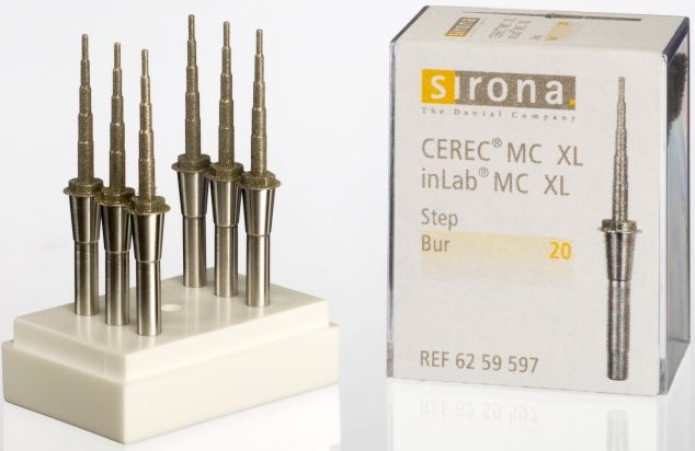 Sirona CEREC INLAB MC XL STEP BUR 20 | DentaCarts | Dental Cart