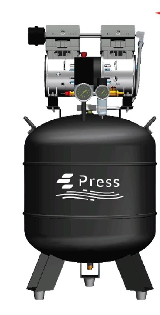 Press Air Compressor 40L | DentaCarts | Dental Cart