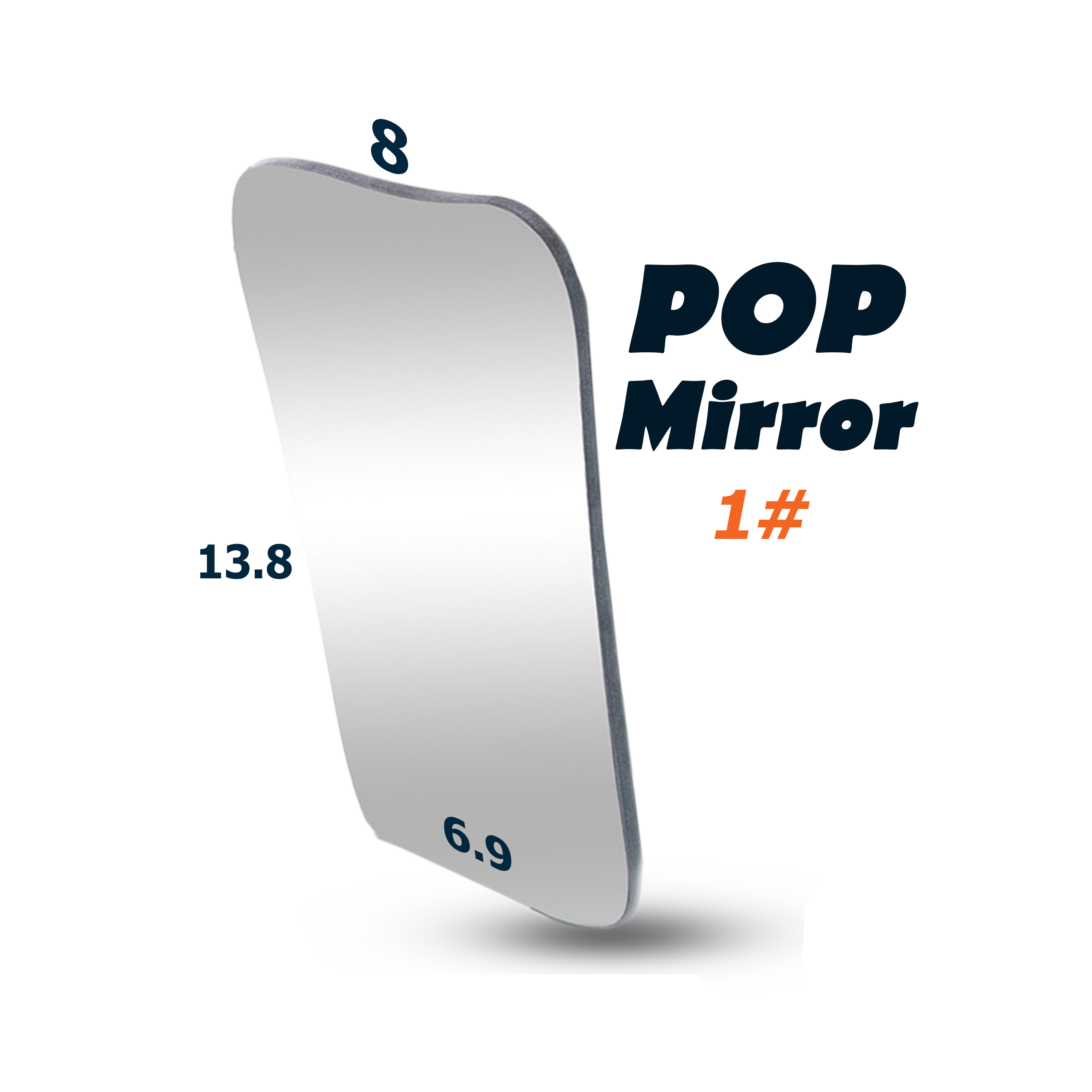 POP Emerald mirror size 1 - dental mirror for photography | DentaCarts | Dental Cart