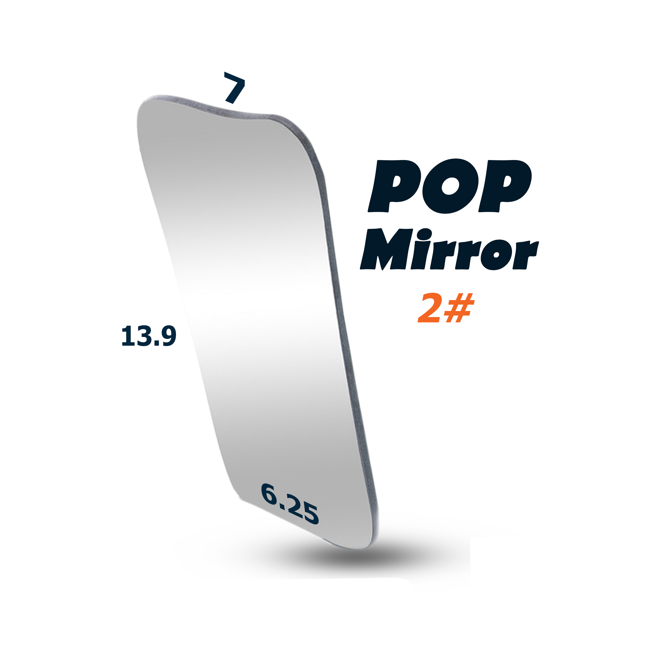 POP Emerald mirror size 2 - dental mirror for photography | DentaCarts | Dental Cart