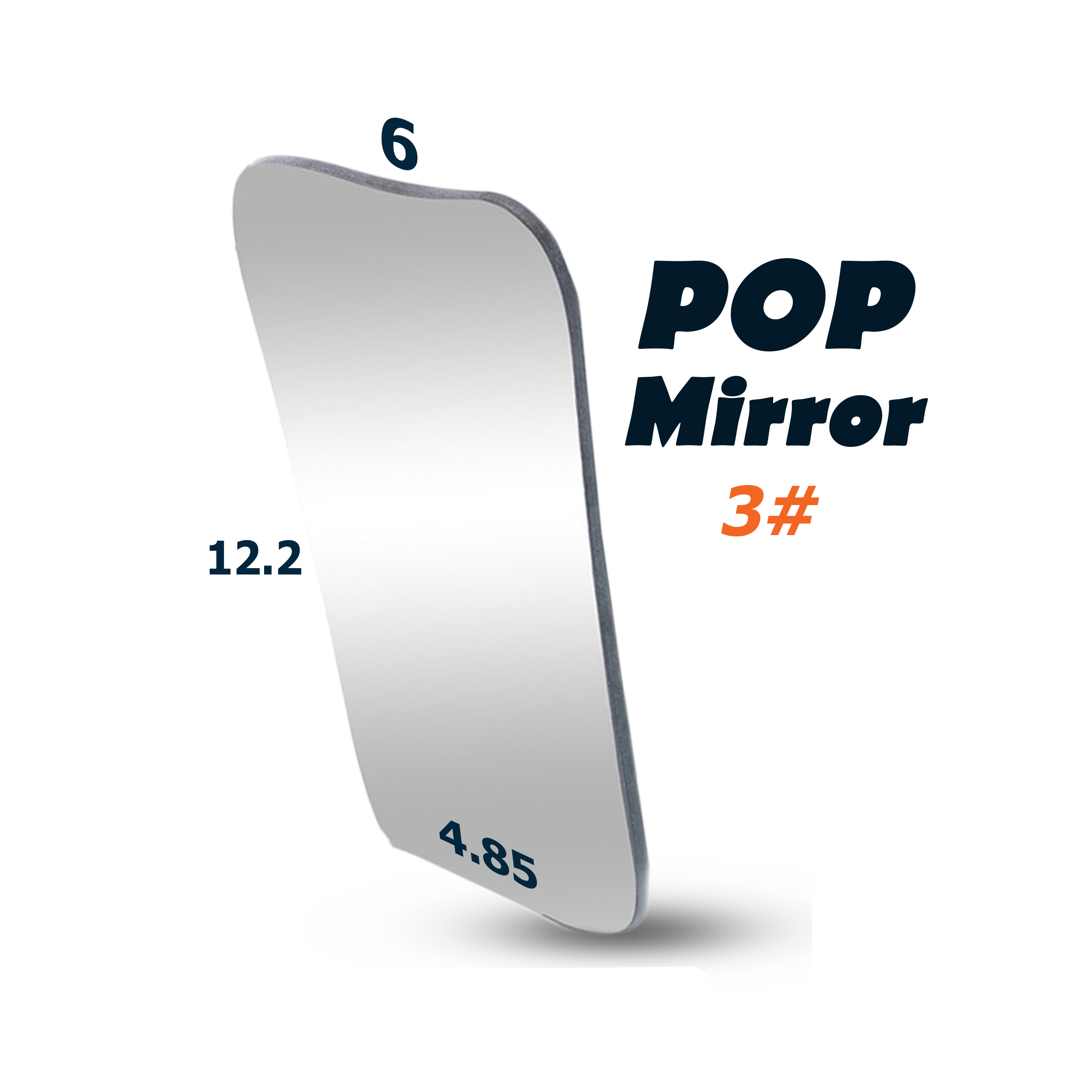 POP Emerald mirror size 3 - dental mirror for photography | DentaCarts | Dental Cart
