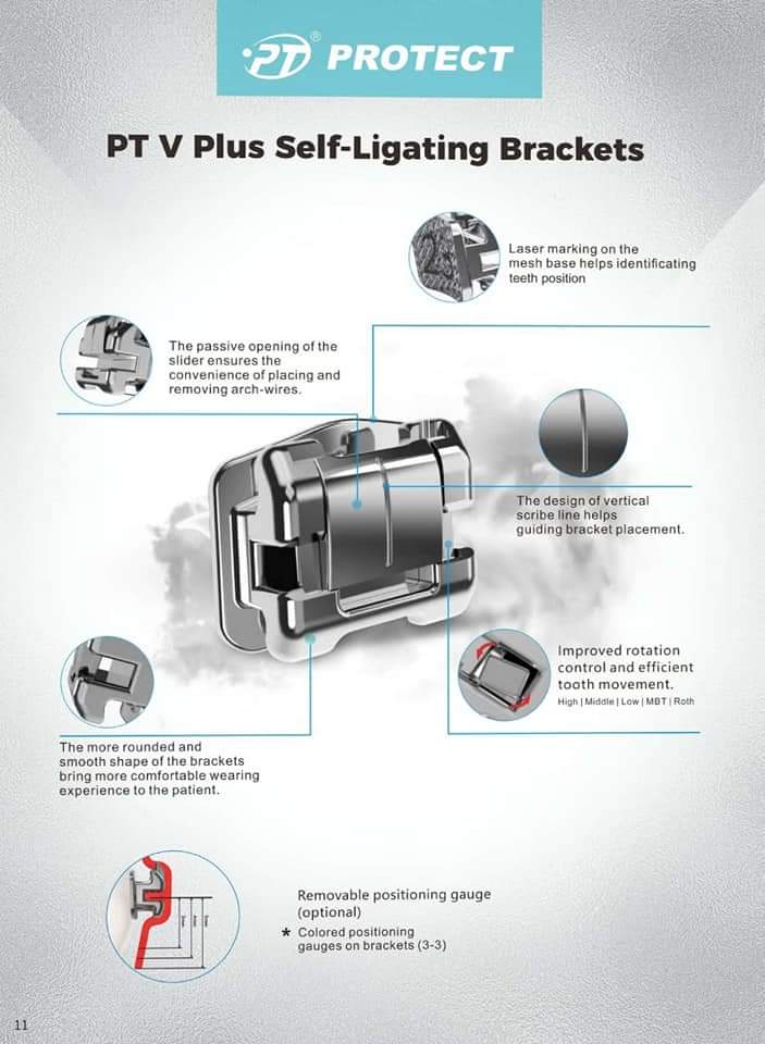Protect PT K Self Ligating Brackets | DentaCarts | Dental Cart
