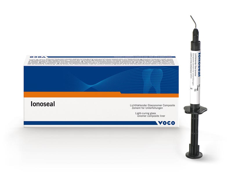 Voco Ionoseal glass ionomer liner - 2.5g syringe | DentaCarts | Dental Cart
