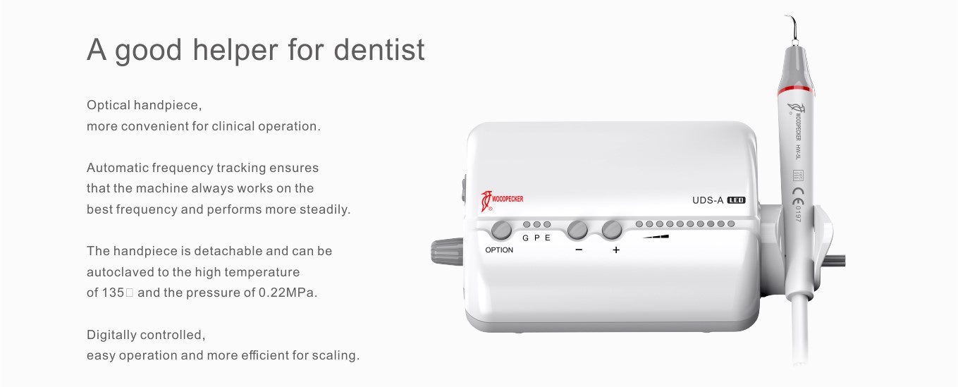Woodpecker UDS-A LED Ultrasonic Scaler | DentaCarts | Dental Cart