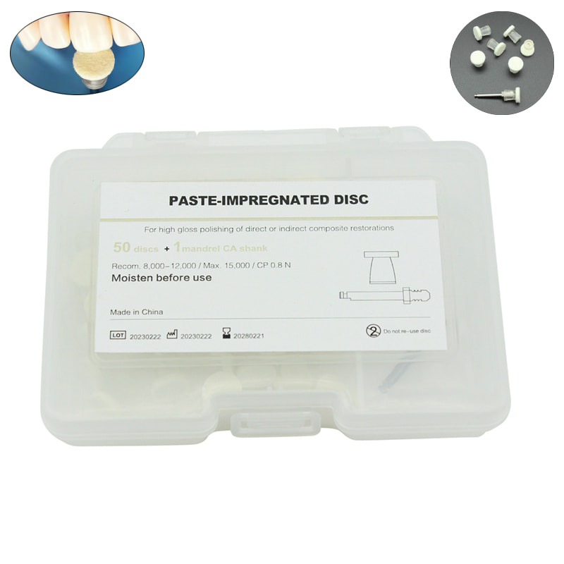 ZT Dental Self impregnated cotton wheels - 51pcs | DentaCarts | Dental Cart