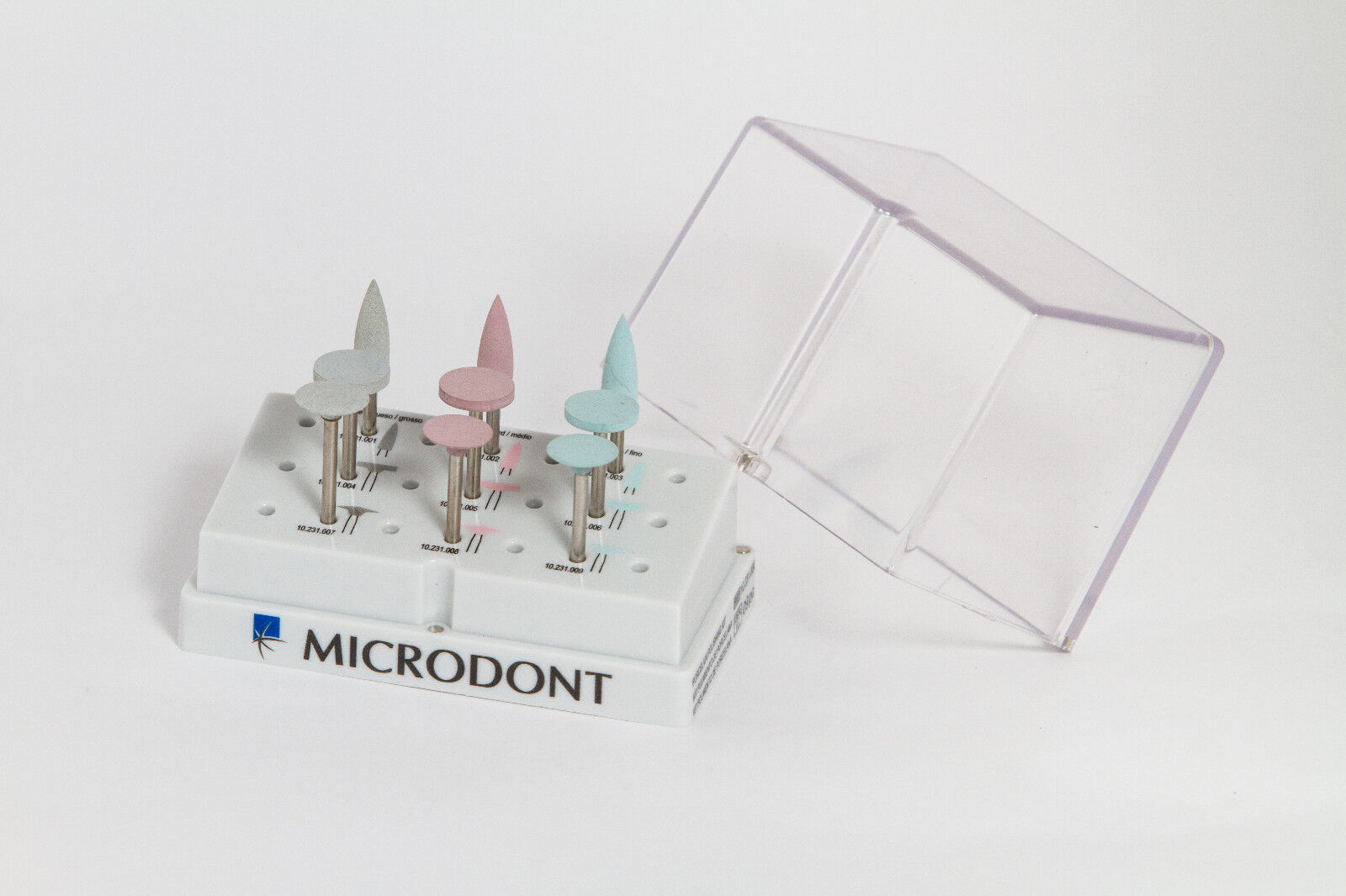 Microglass R Microdont Microdont porcelain Polishing kit - 9pcs
