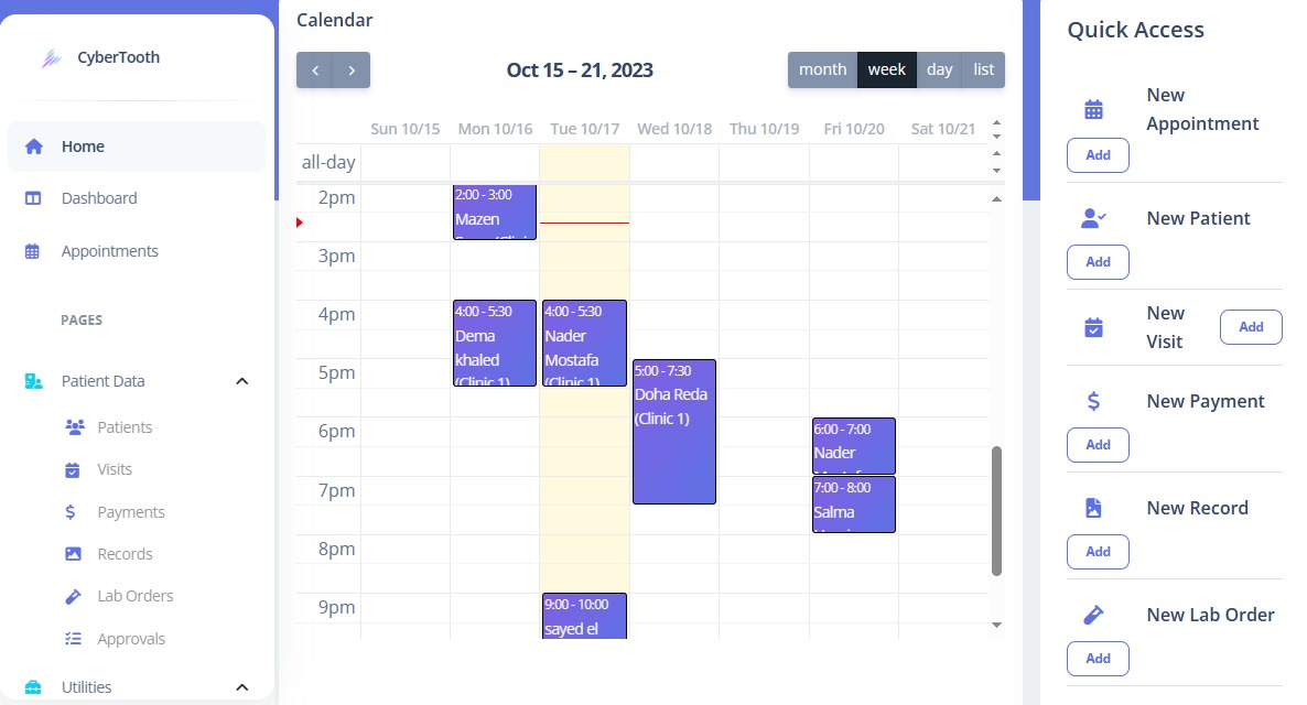 CyberTooth software for managing dental clinics | DentaCarts | Dental Cart