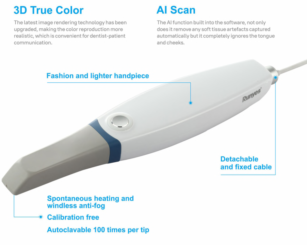 Runyes 3DSV3 Intraoral Scanner | DentaCarts | Dental Cart