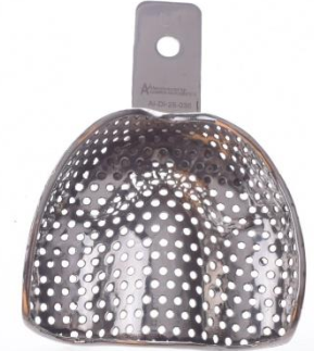 NMG Perforated Upper Edentulous Tray | DentaCarts | Dental Cart