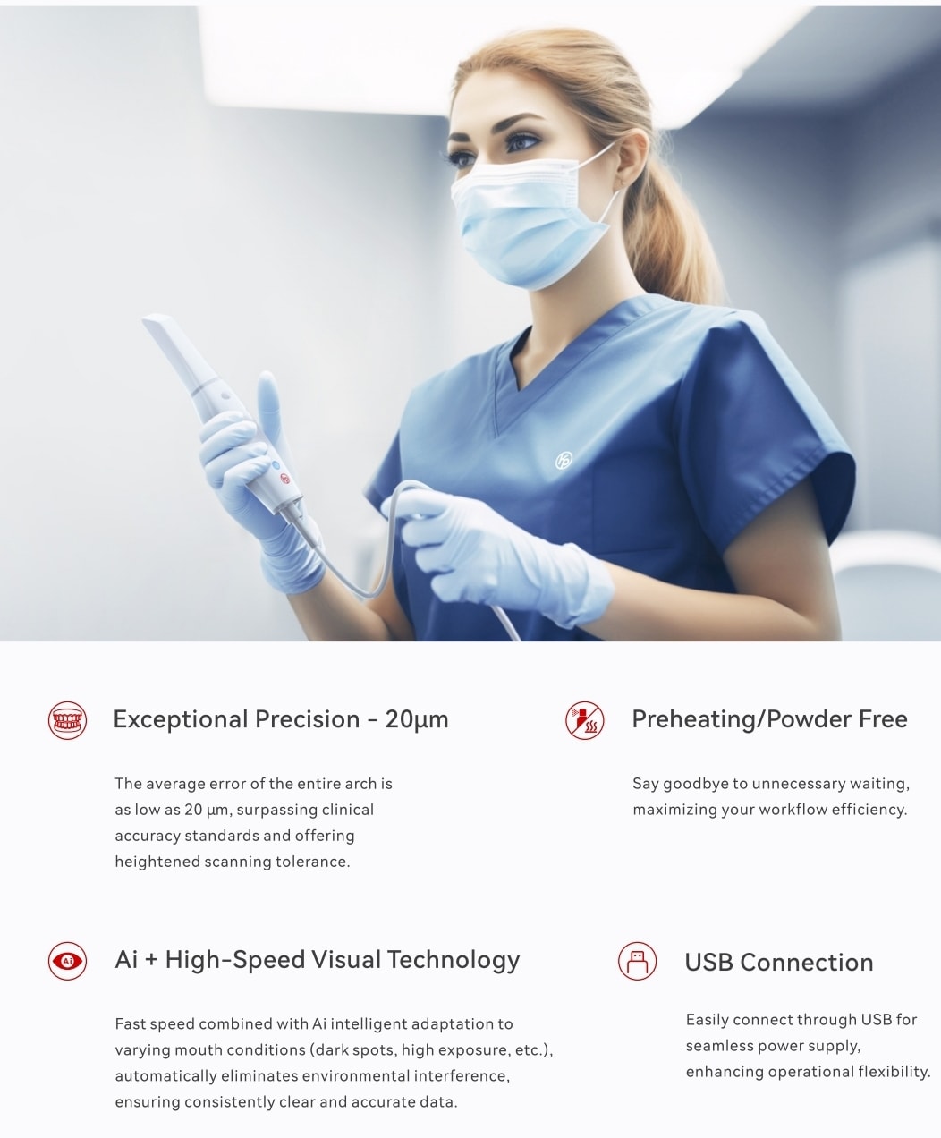 KP SmileScan Intraoral Scanner | DentaCarts | Dental Cart