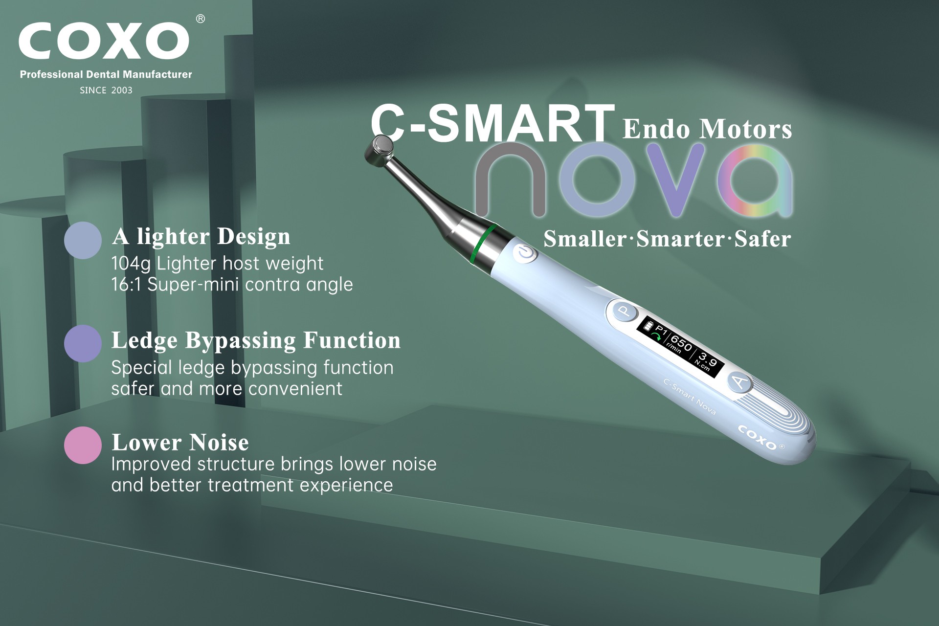 Coxo C-Smart Nova Endomotor | DentaCarts | Dental Cart