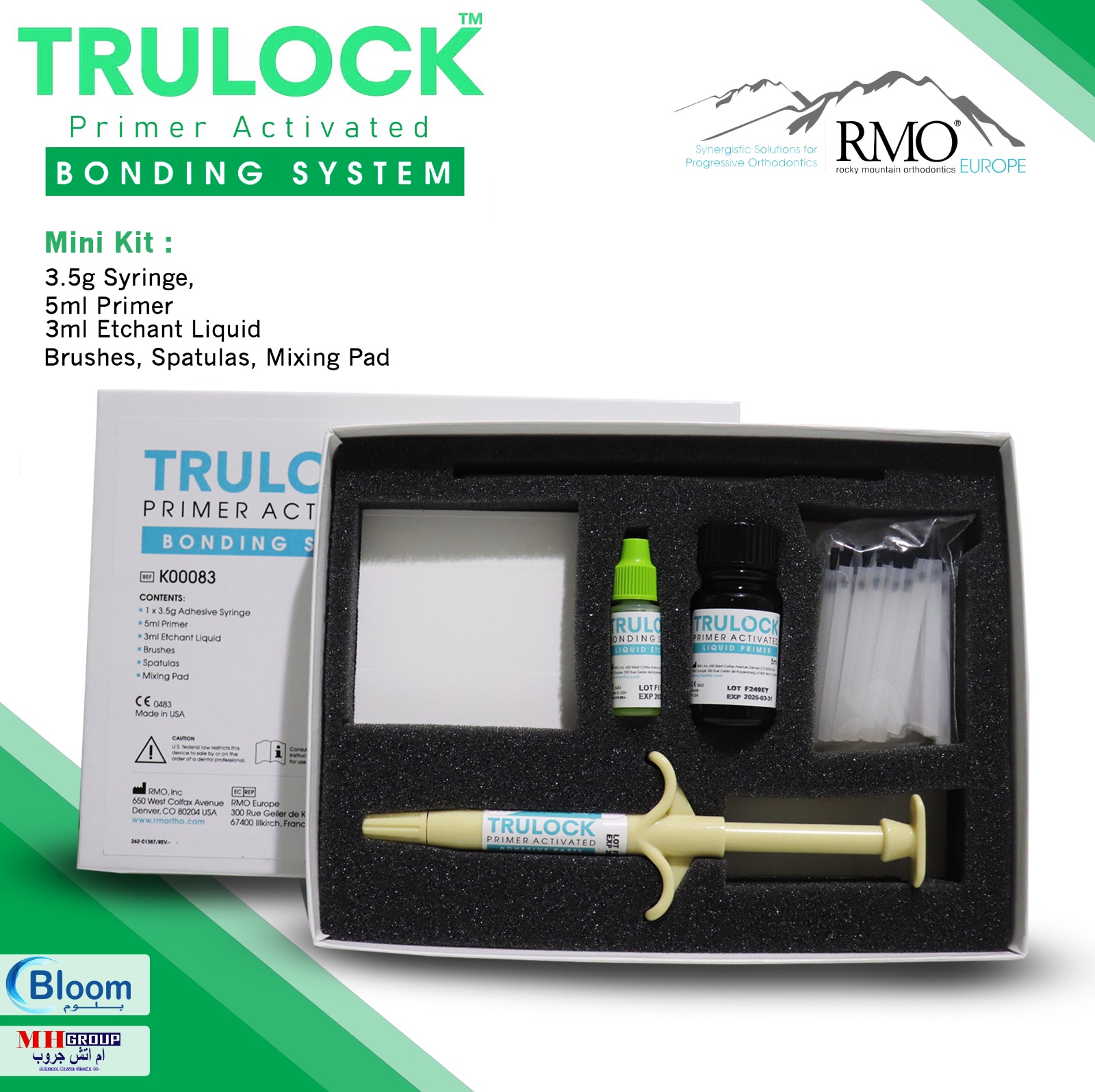 RMO TruLock Primer Activated Composite Mini Kit | DentaCarts | Dental Cart