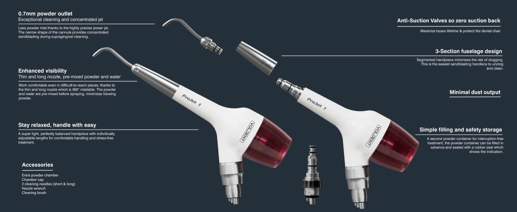 ProJet Air Abrasion Voldent | DentaCarts | Dental Cart