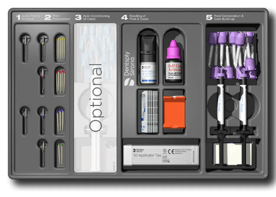 Dentsply Core & Post System with Prime & Bond | DentaCarts | Dental Cart