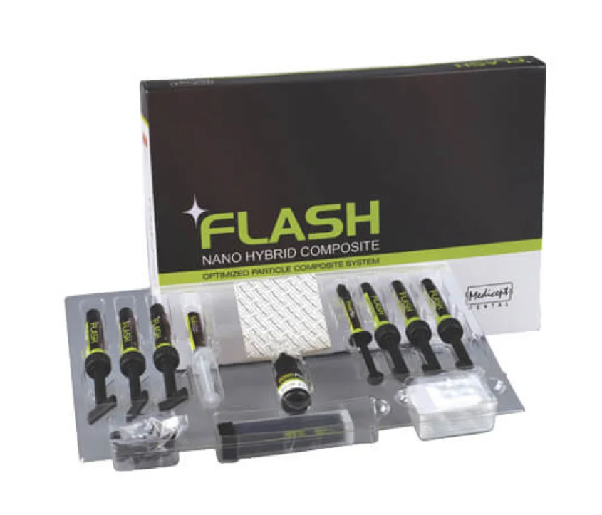 Medicept Flash Optimum Particle Nano Composite Kit | DentaCarts | Dental Cart