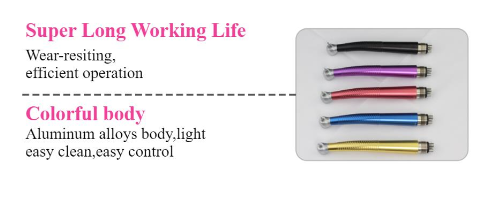 DEO Colored Highspeed Handpieces | DentaCarts | Dental Cart