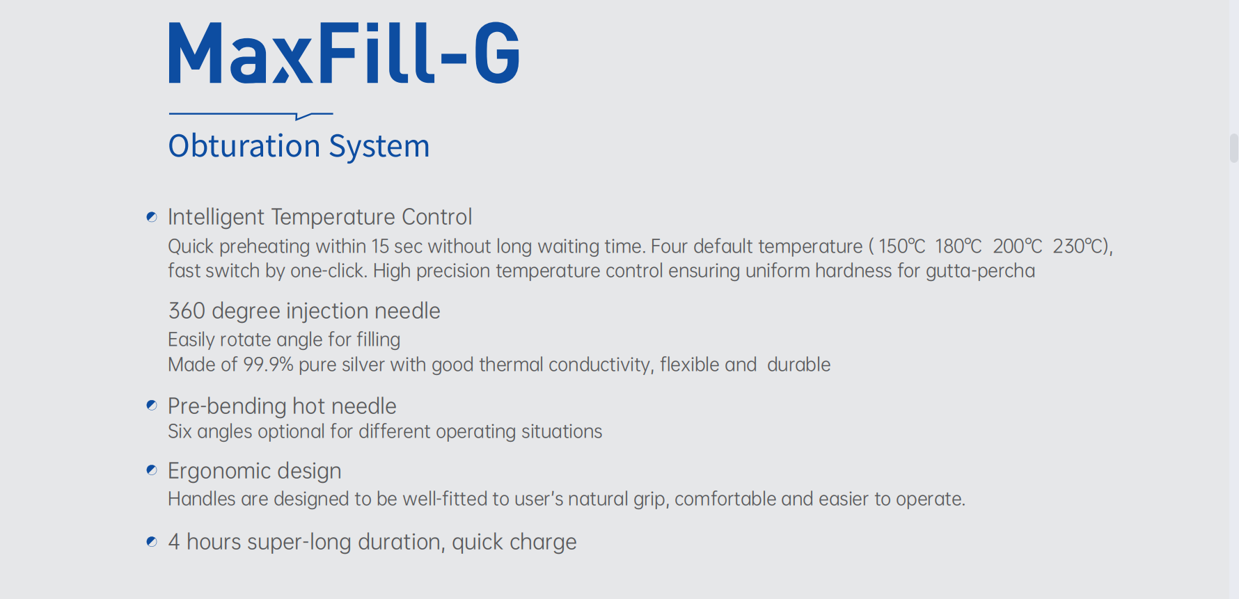 Refine Maxfill-G Obturation Gun | DentaCarts | Dental Cart