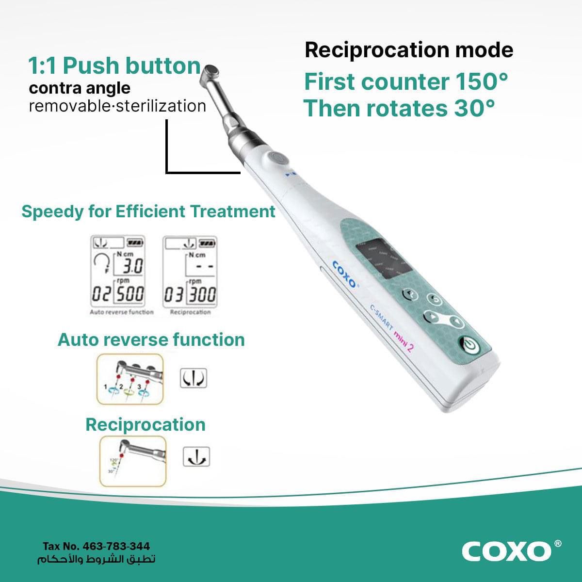 Coxo C-SMART Mini 2 Wireless Endo Motors | DentaCarts | Dental Cart