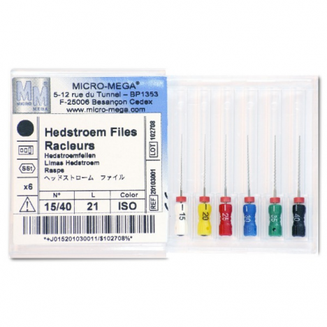 Micro Mega H-Files | DentaCarts | Dental Cart