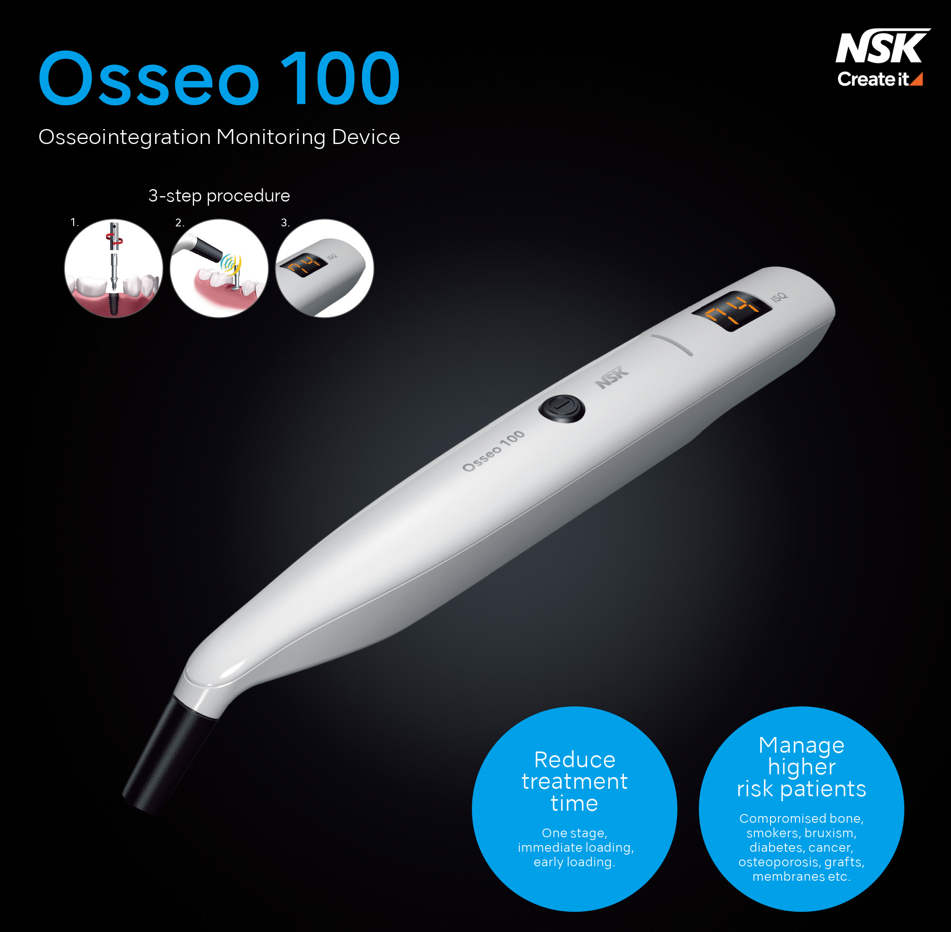 NSK Osseo 100 Osseointegration Monitoring Device | DentaCarts | Dental Cart