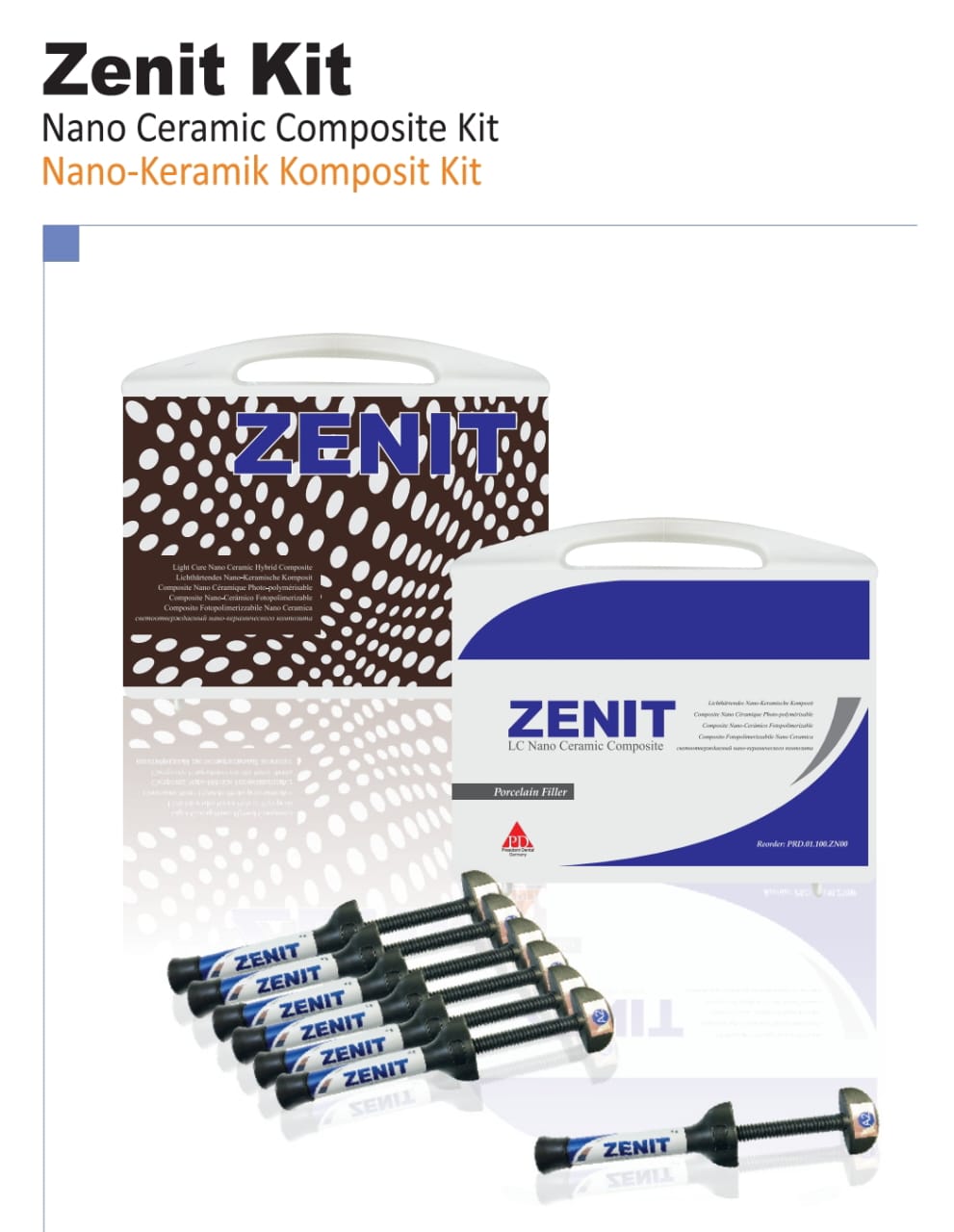 President Dental Zenit Multi Shade Nano Kit | DentaCarts | Dental Cart