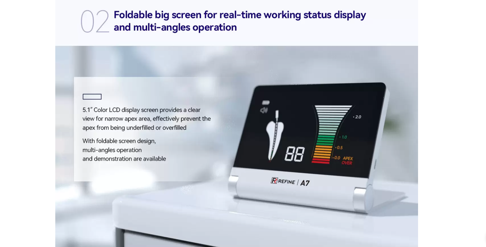Refine A7 Apex Locator | DentaCarts | Dental Cart