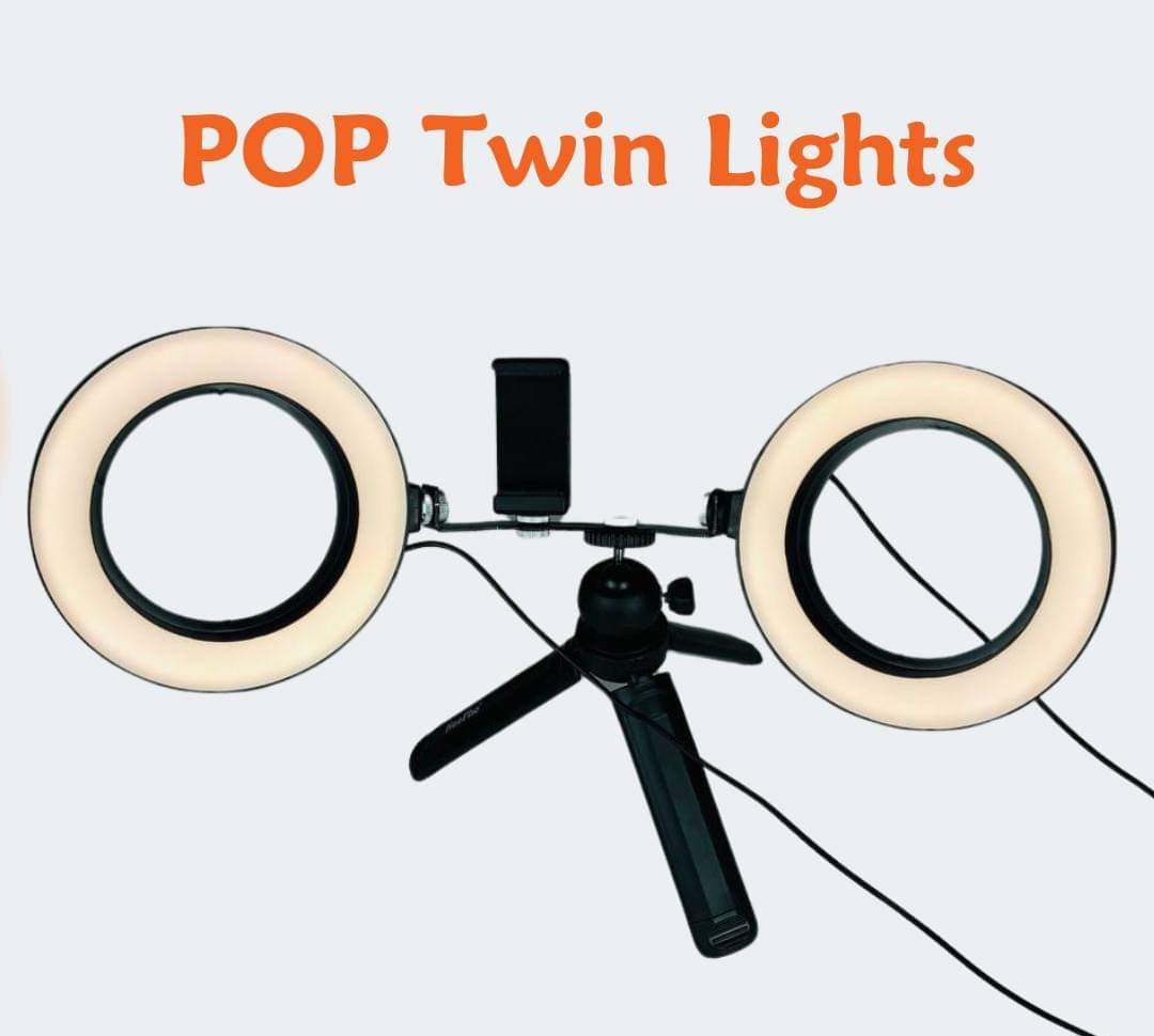 Pop twin lights for dental photography | DentaCarts | Dental Cart