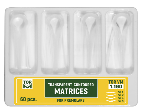 TOR VM Transparent Matrices for Premolars | DentaCarts | Dental Cart