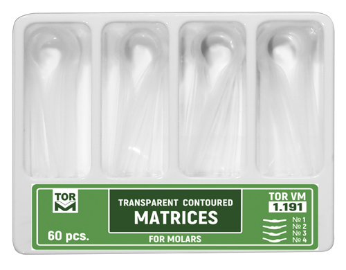 TOR VM Transparent Matrices for Molars | DentaCarts | Dental Cart
