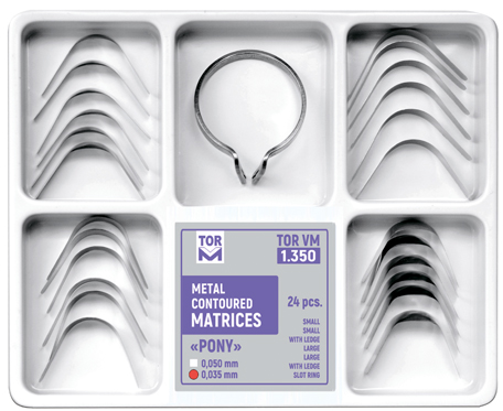 Tor VM Pony Matrices Kit with Slot Ring | DentaCarts | Dental Cart