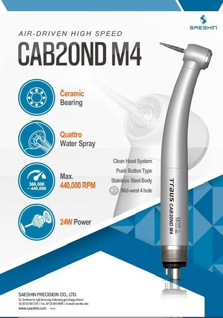 STRONG HIGH SPEED HANDPIECE 8 WAY SPRAY | DentaCarts | Dental Cart