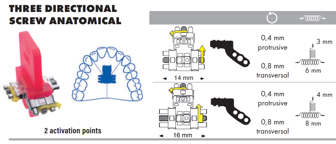 Leone Upper Three Dimensional Anatomical Screw | DentaCarts | Dental Cart